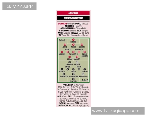 意媒报道布雷默与米雷蒂国际比赛日后复出图多尔阵容将趋于完整